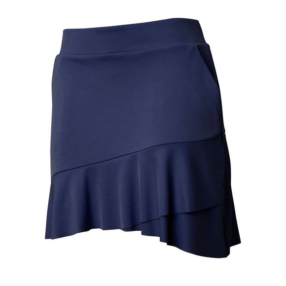 NWT! Greg Norman Navy Blue Crossover Flounce Golf Pickleball Skort XL - Picture 1 of 3